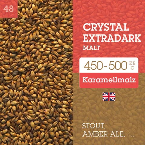Crystal Extradark Malt 450-500 EBC