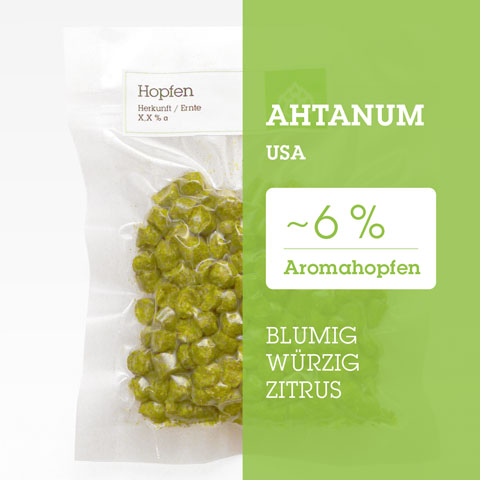 Ahtanum USA Hopfen, für Pale Ale und Lagerbiere