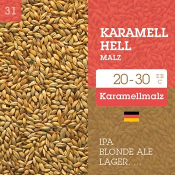 Karamell Hell Malz - Cara Hell 20-30 EBC
