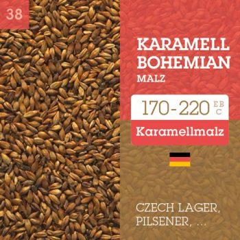Karamell Bohemian Malz - Cara Bohemian 170-220 EBC