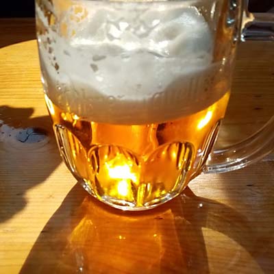 Bierglas mit böhmischem Pilsner - Rothopfen Pils